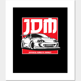 Supra 2JZ JDM Badge Tuning 90s Car Posters and Art